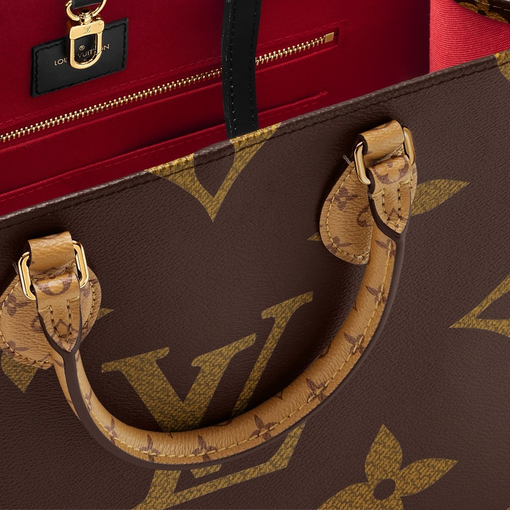 BRAND NEW! LOUIS VUITTON LV REVERSE MONOGRAM M45321 OnTheGo MM TOTE BAG - Picture 7 of 16